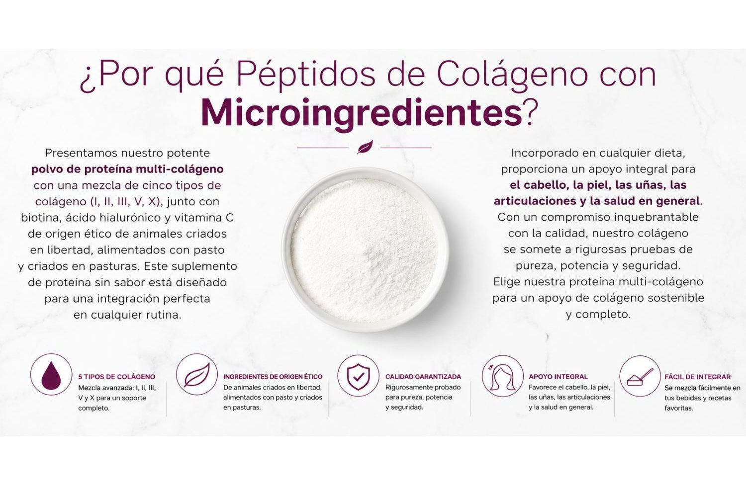 MULTI COLLAGEN PEPTIDES | COMPLEJO PREMIUM DE COLÁGENO